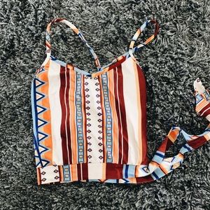 [RARE FIND] Byellowtail Tribal Crop Top